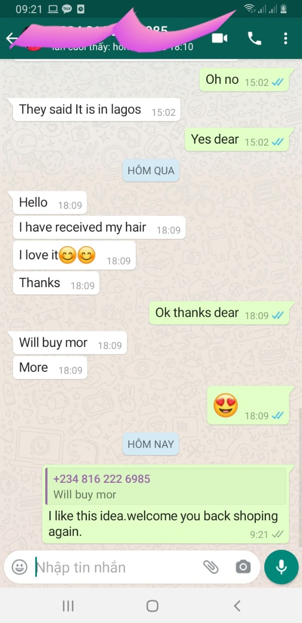 Customer from Lagos