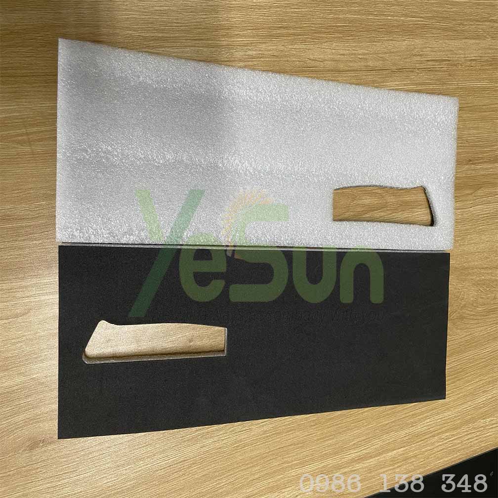 Khay xốp PE foam cho dao inox 125 x 250 x 15mm