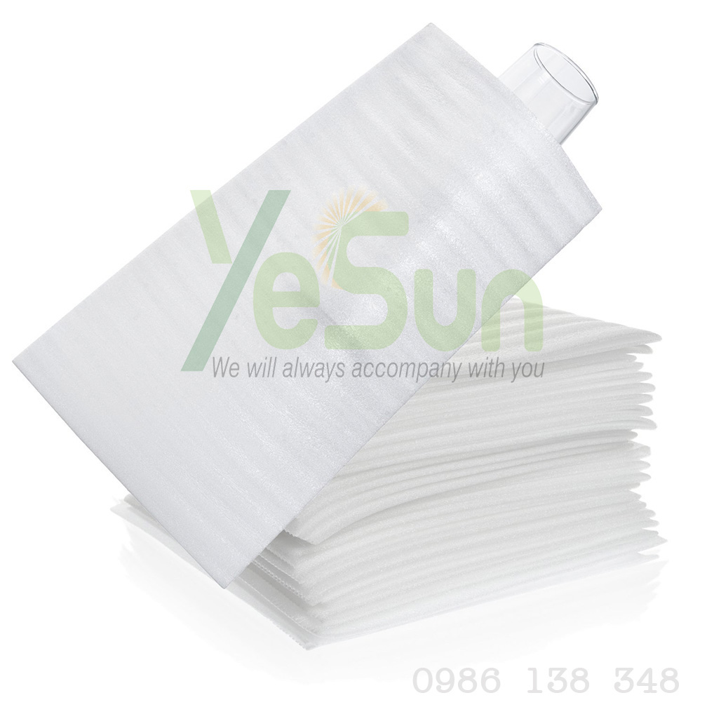 Túi xốp foam 120x240x1mm đựng ly , cốc thủy tinh